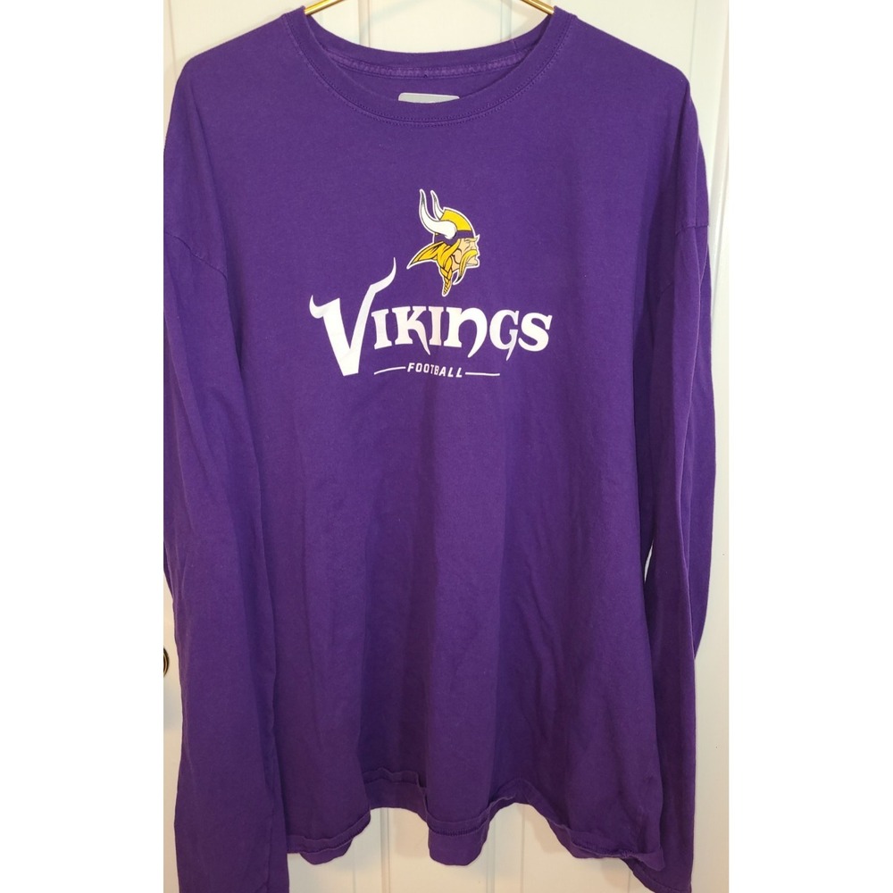 Fanatics Long Sleeve T Shirt Minnesota Vikings Football 4XL Purple NFL